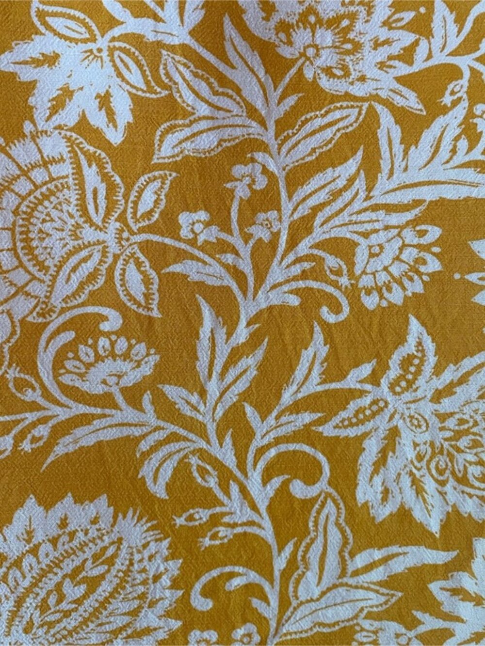 white floral print top blouse shirt XL - Picture 2 of 3